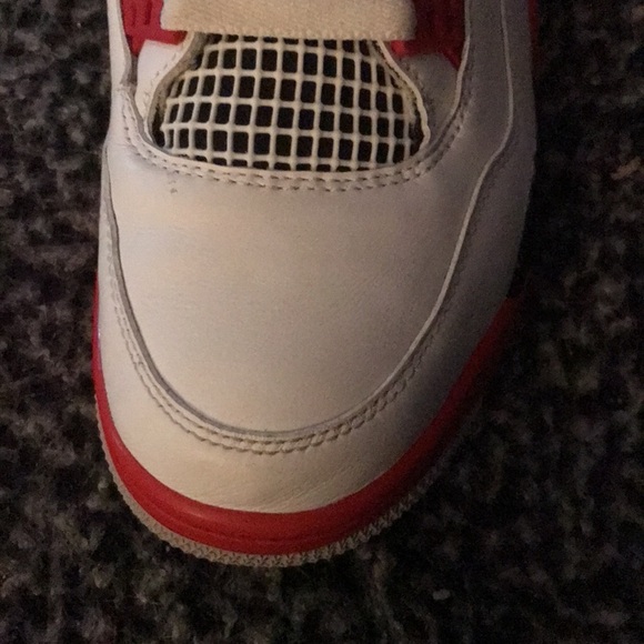 Nike Jordan 2020 4 red fire retro size 10 mens tried on never worn for sale - Picture 3 of 6